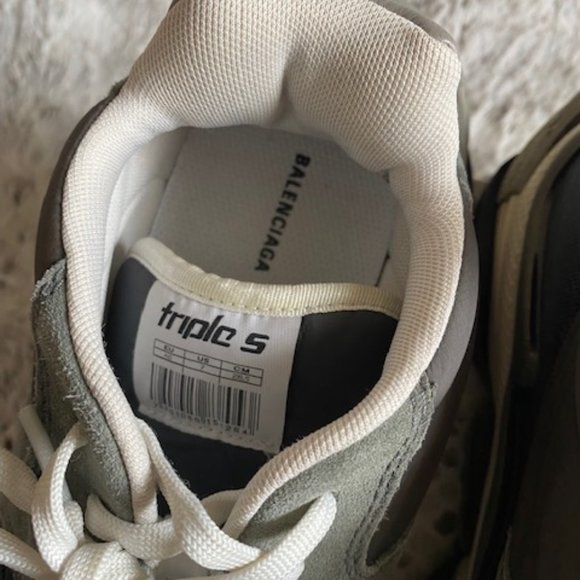 Balenciaga Triple S Multi Panel Sneakers - Picture 3 of 6